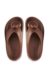 AKIRA COMPASSION BROWN SANDAL