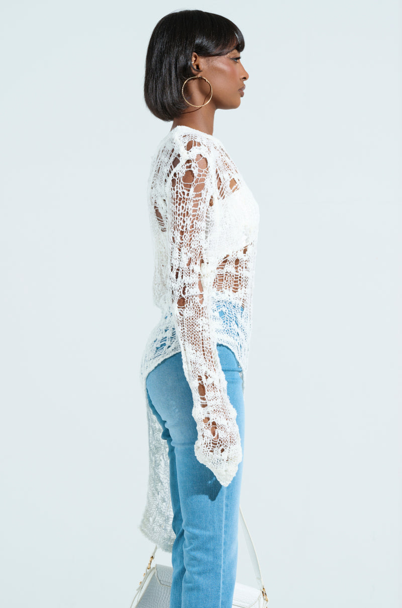 ASYMMETRICAL KNIT TOP