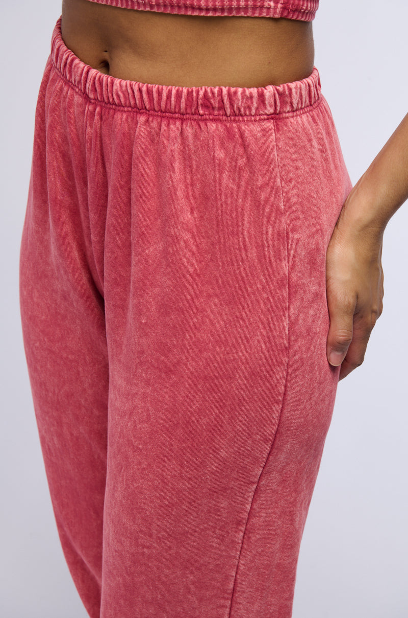 MADDIE WASHED KNIT JOGGER